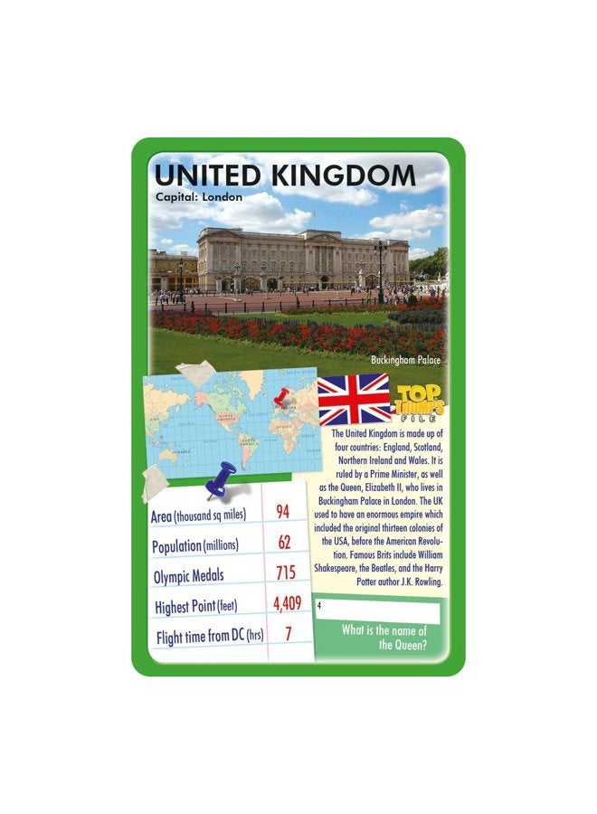 Top Trumps Card Game Countries of The World - Family Games for Kids and Adults - Learning Games - Kids Card Games for 2 Players and More - Kid War Games - Card Wars - for 6 Plus Kids - Image 4